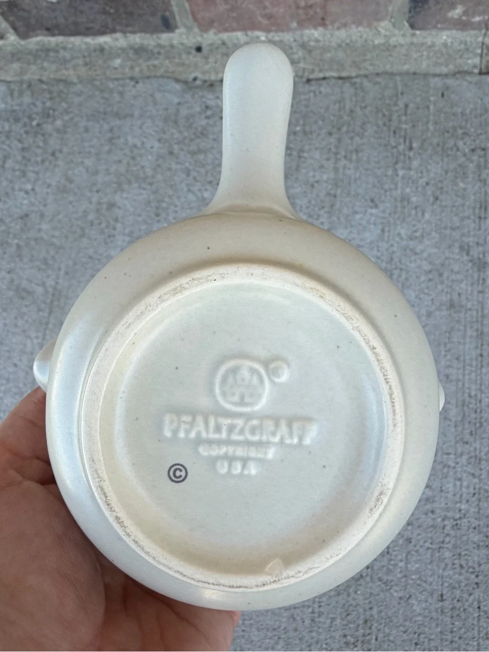 Pfaltzgraff Heirloom Stoneware Butter warmer or potpourri pot